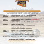 AZ Open Angler Itinerary