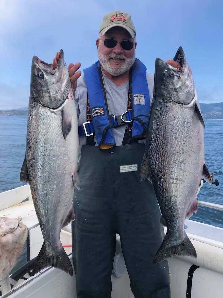 King Salmon Fishing Turns Red Hot Outside California's Bodega Bay