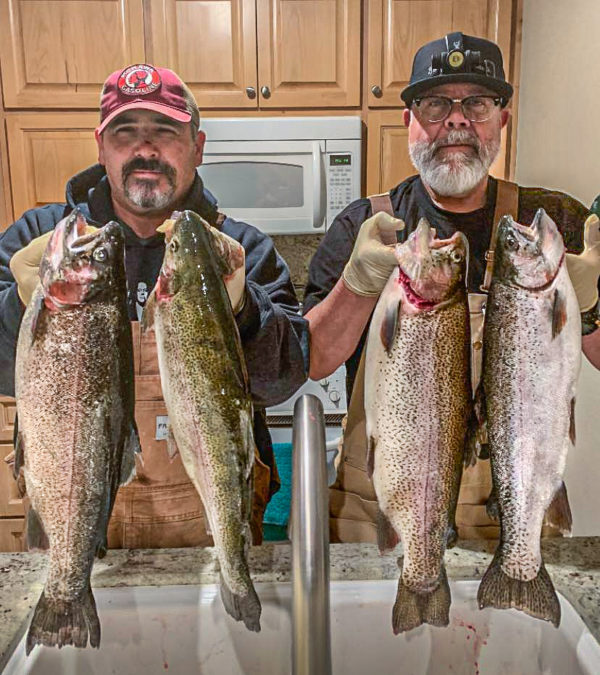 Bigs biting and snow falling on final week of Eastern Sierra trout