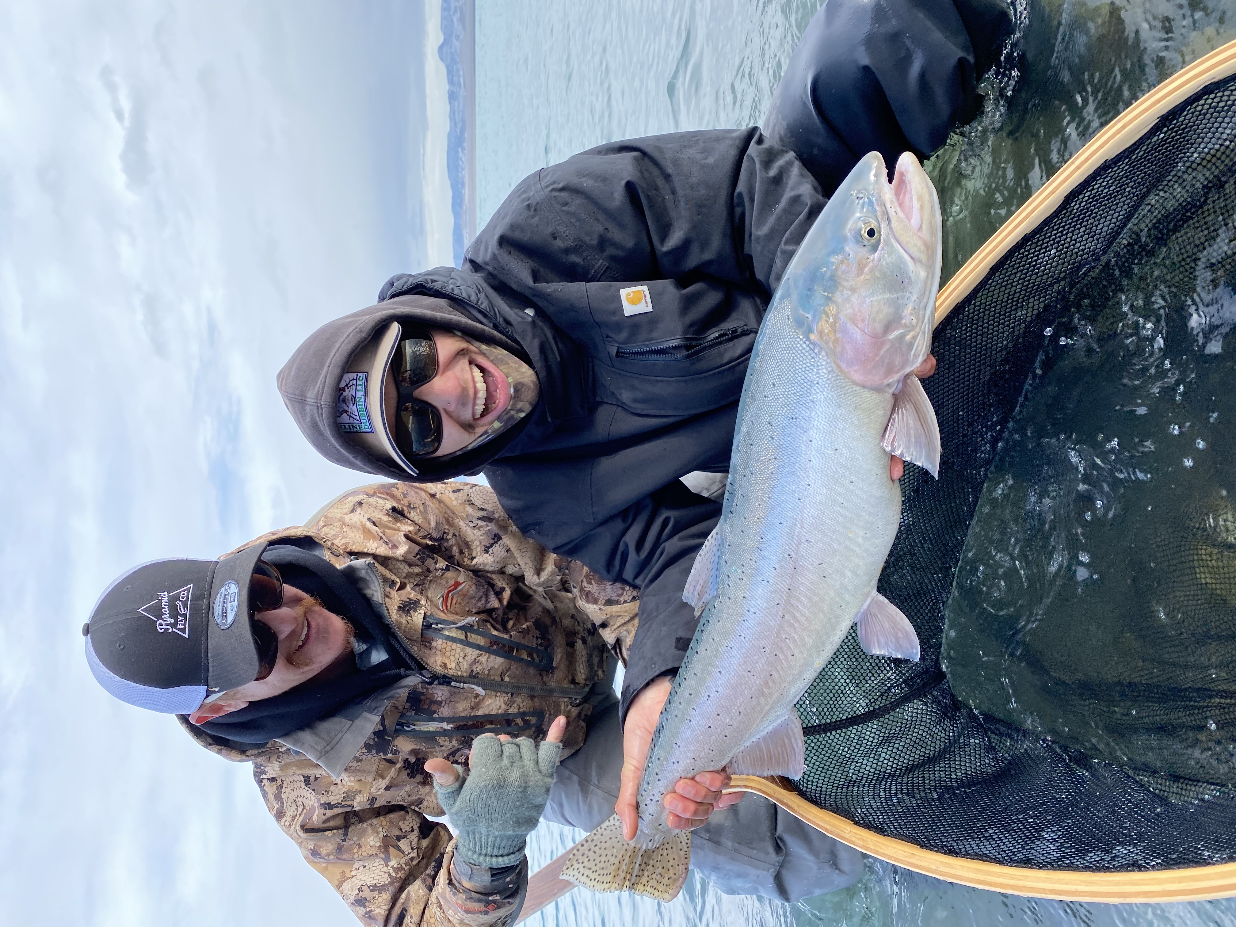 Storm ushers in cooperative cutthroat at Pyramid Lake, Nevada
