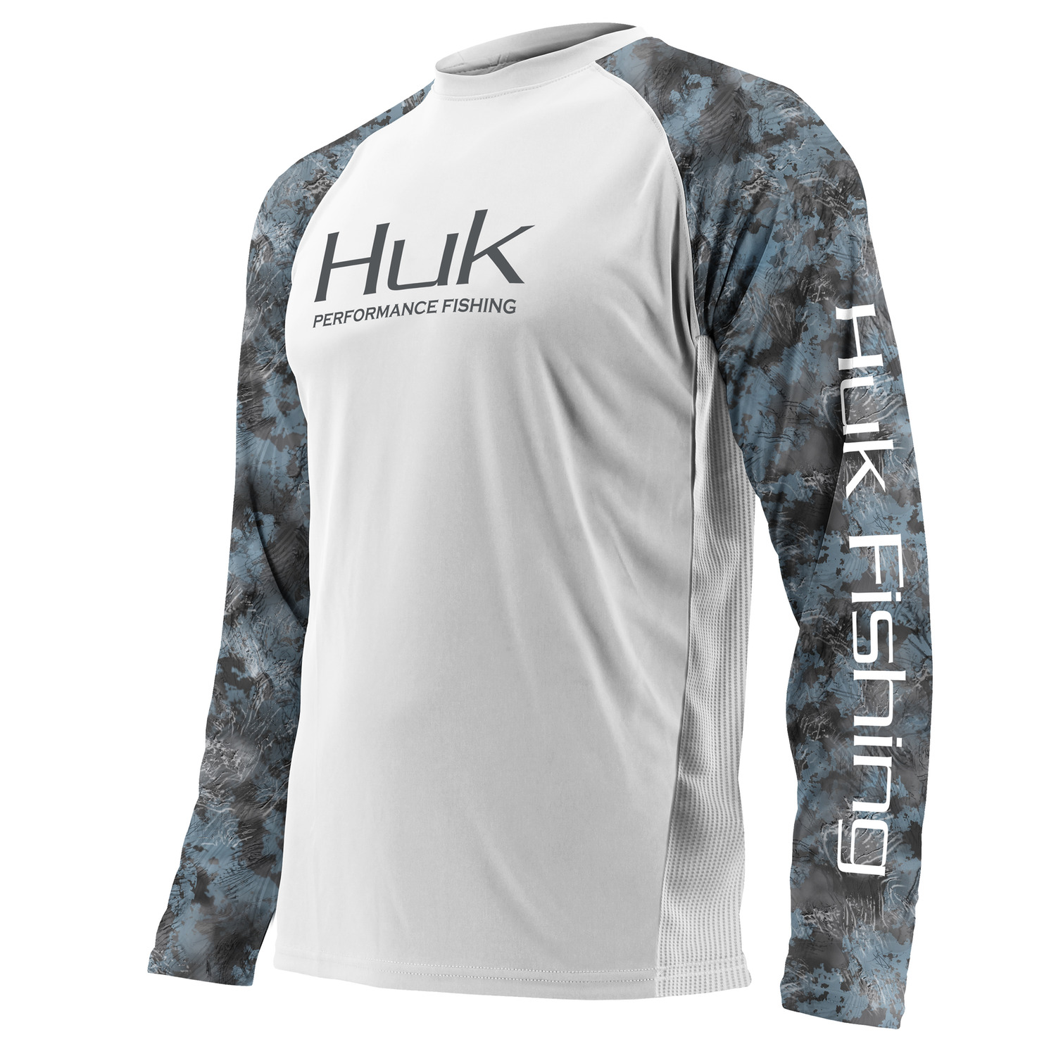 HUK Fishing Shirt Outdoor Sun Protection Long Sleeve T-shirt - – Big Bite Fishing  Shirts