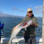 Hunter Nguyen with Nautilus White Sea Bass