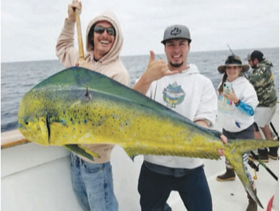 Went out of SD and went offshore in search for some kelp paddies