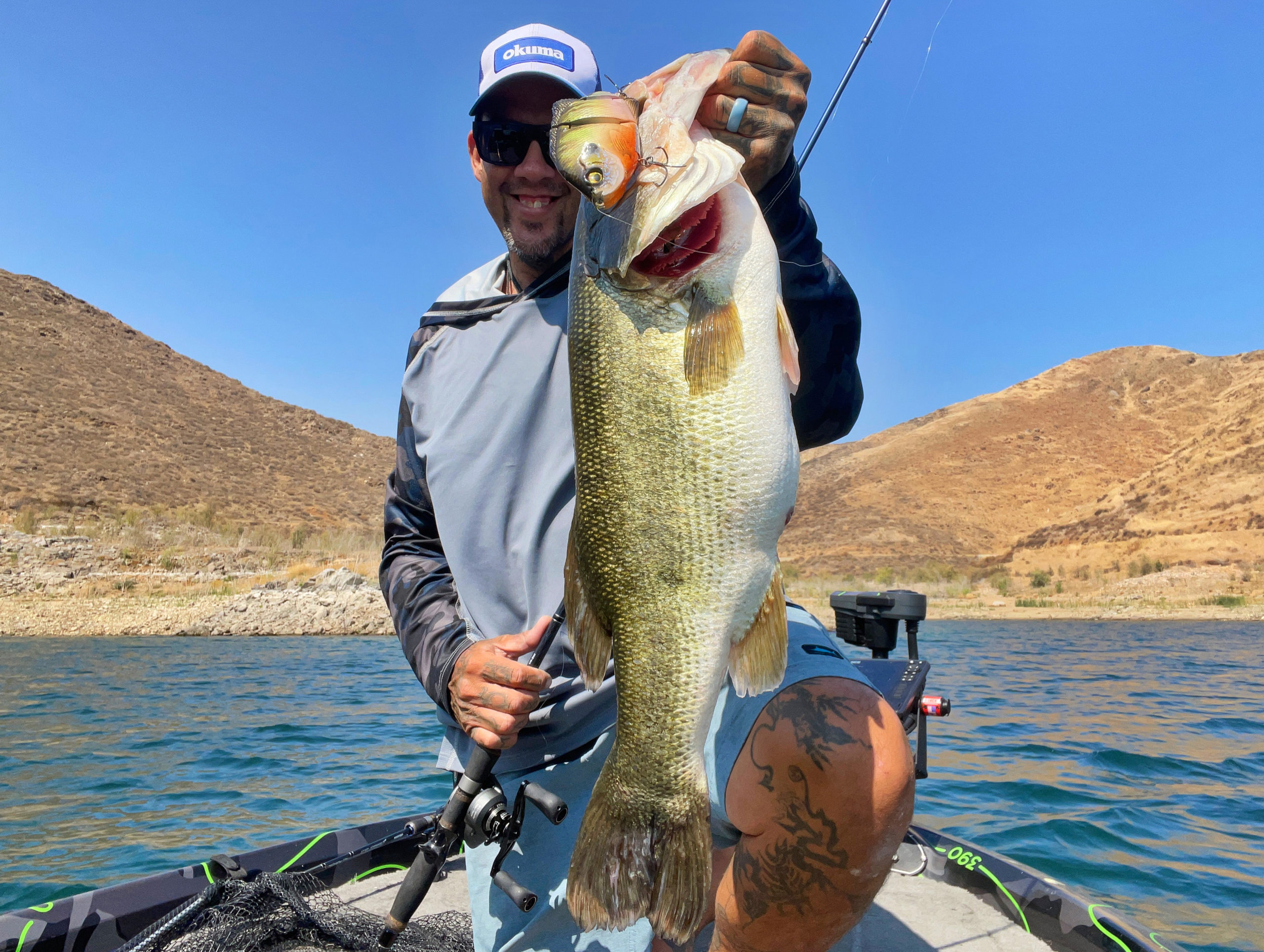 Grind-it-out fishing the rule at DVL, big swimbait fish available