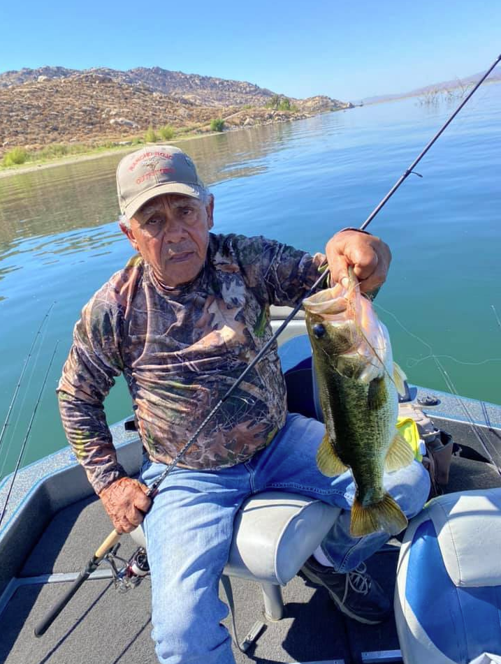 Top water temp this morning is 63. - Lake Perris Marina