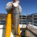 Barry Murakami with Nautilus white sea bass