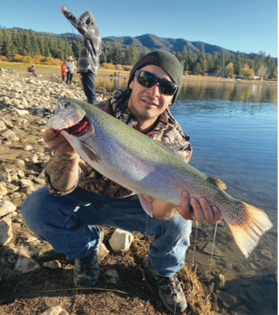 Cachuma Lake rainbow trout release