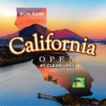 CA OPEN logo with Background