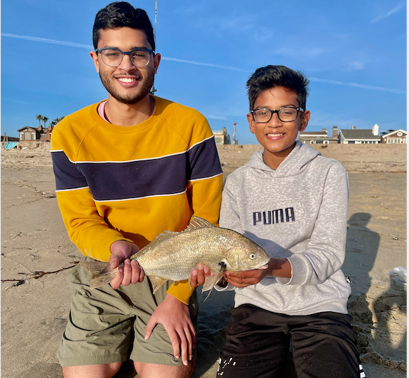 Spotfin Croaker - Pier Fishing in California