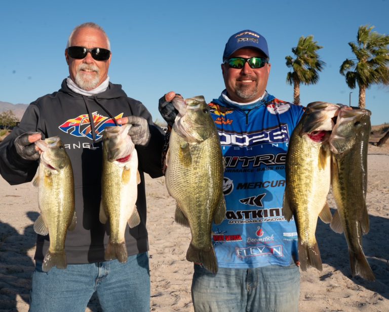 Lone pro cracks 20-pound mark, tops WON BASS Arizona Open after Day One