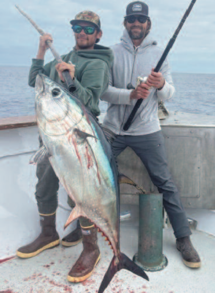 Limit-style bluefin tuna bite on fire