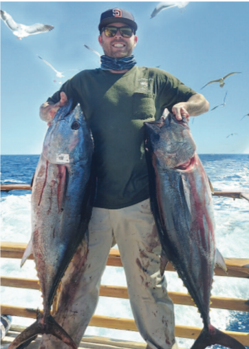 Bluefin tuna, front and center