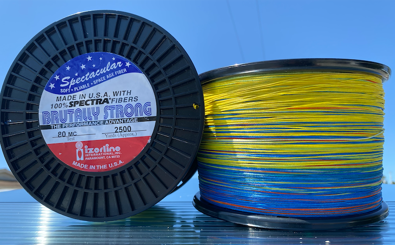 Izorline introduces multi-colored Spectra braided line