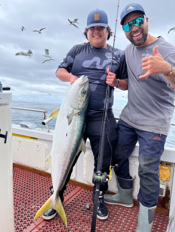 Overnight WON charter on the Fin Fetish sacks mossbacks for five anglers