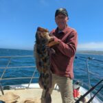 Richard Alwine of Sebastopol with 22-pound ling cod