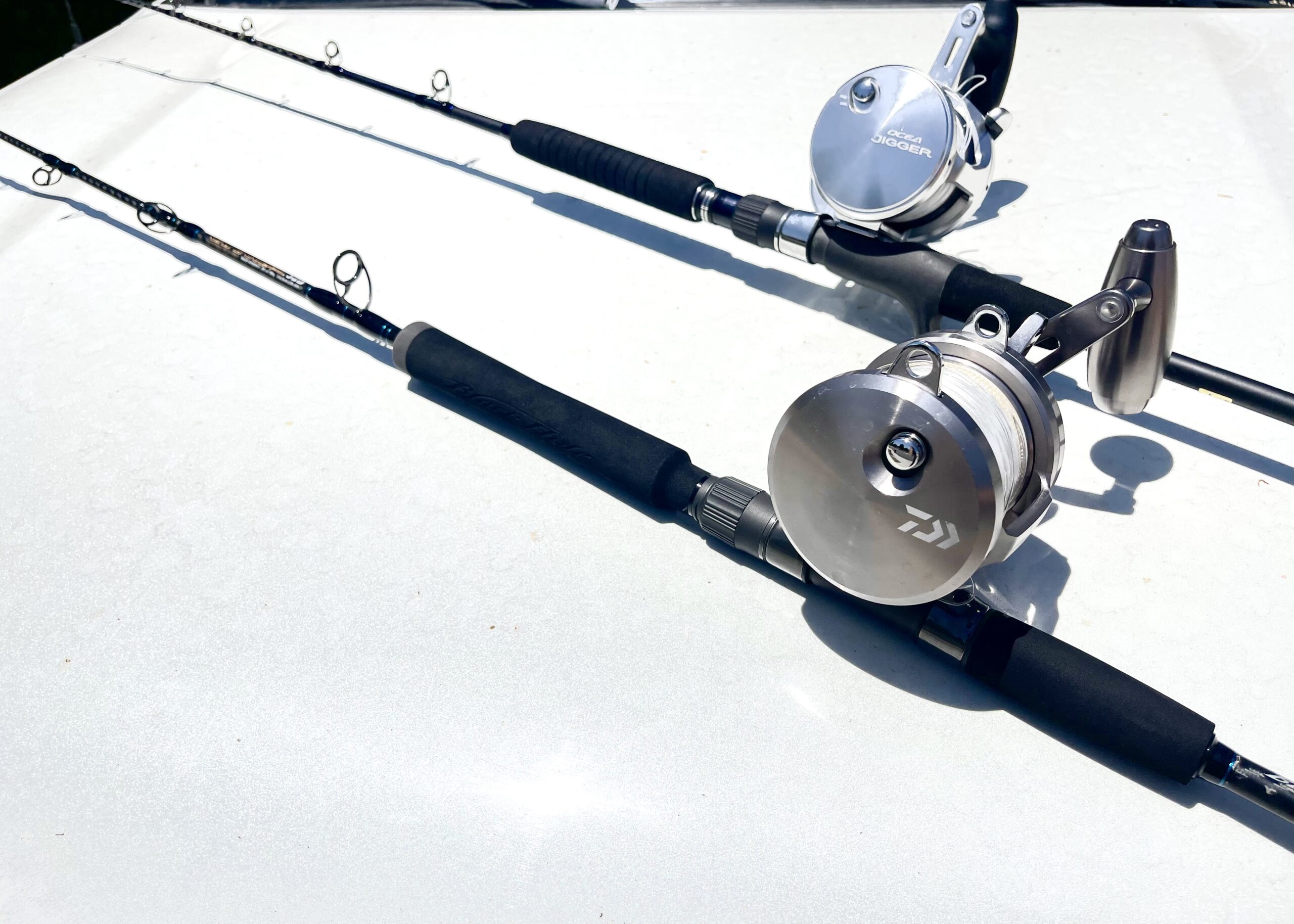 Tuna! With the NEW 550g Cape Cod Special Jigging Rod Custom-built