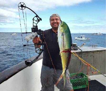 Saltwater – Dorado taken with bow fishing gear, could be first in