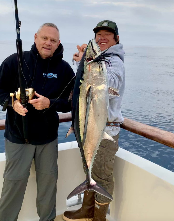 Searcher unloads impressive tuna catch in San Diego, CA. SoCal