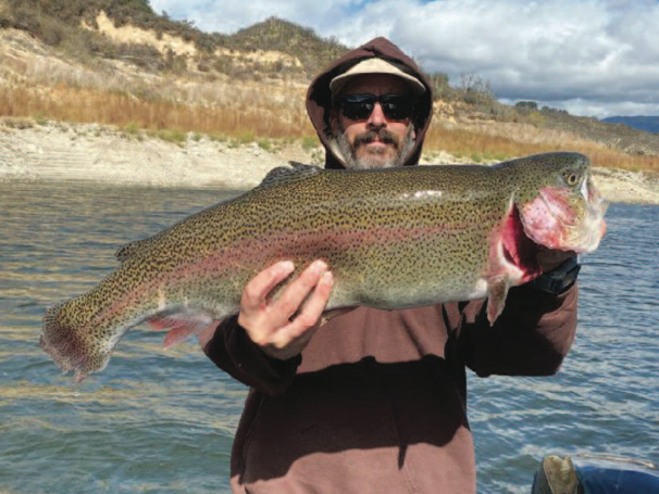 Rainbow Trout Fly Fishing Large Christmas Stocking