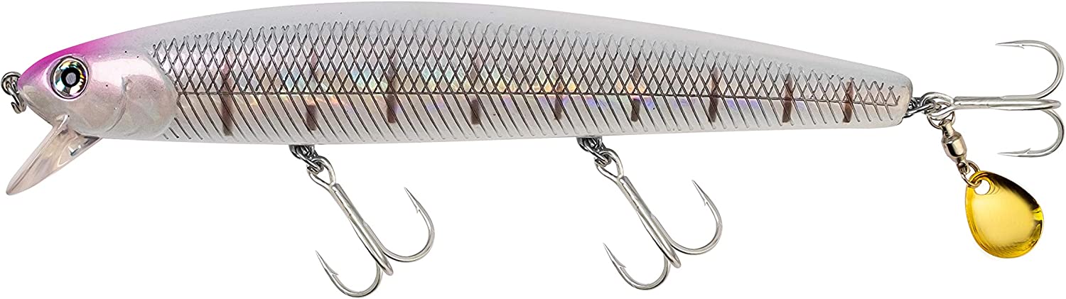 Lucky Craft FlashMinnow Saltwater Fishing Lure (Model: 110 / Super Glow  Spanish Mackerel)