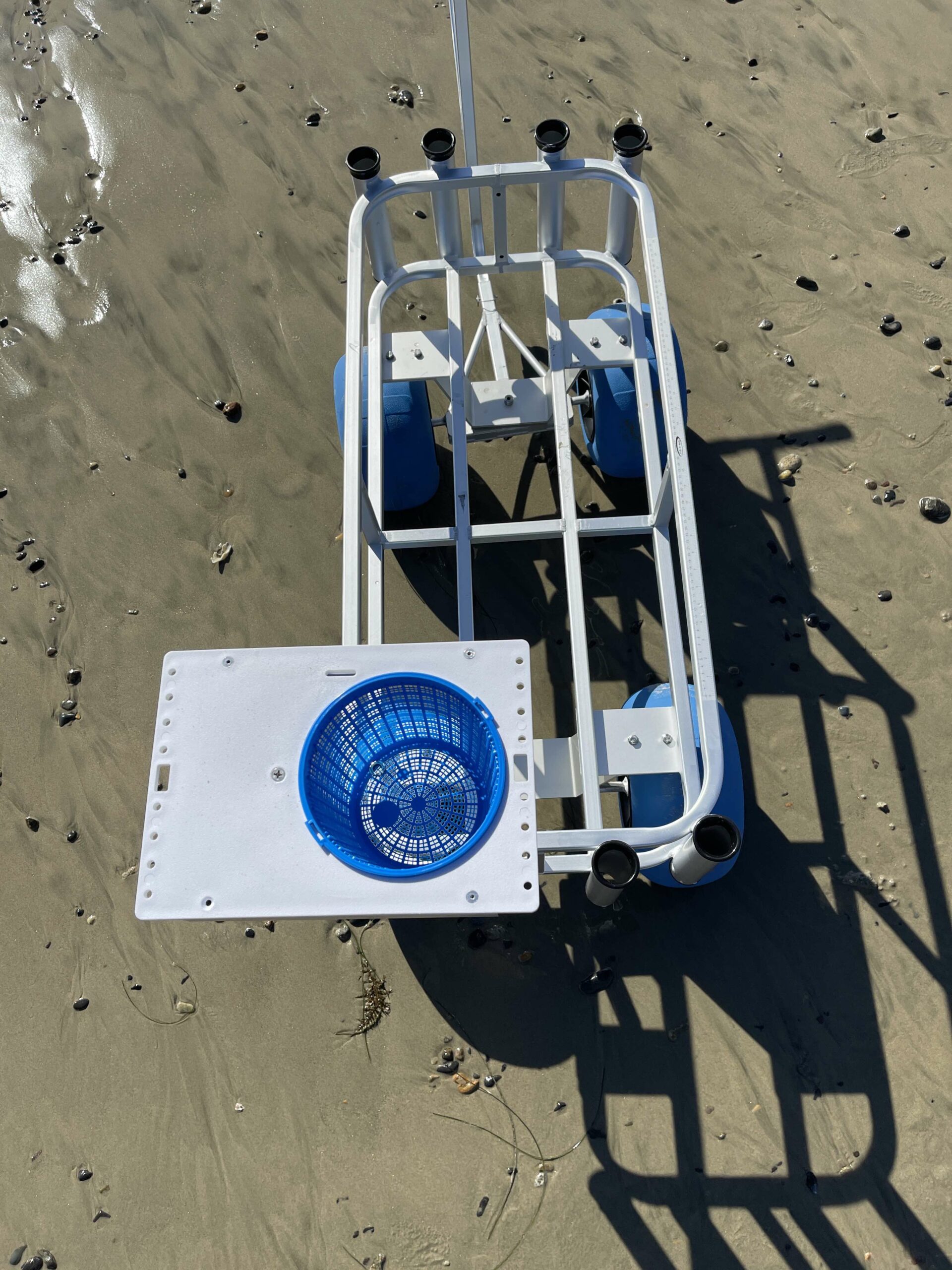 Fishing Cart Cutting Board and Bait Basket – Beach Fishing Carts