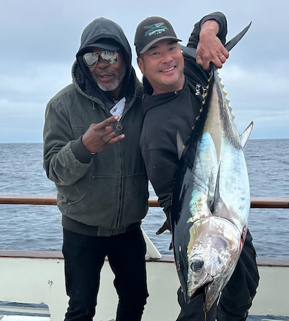 Ever been shore fishing and had a bluefin tuna grab your bass? This bloke  has, and he's now wondering whether these incredible fish might affect how  bass behave — Henry Gilbey