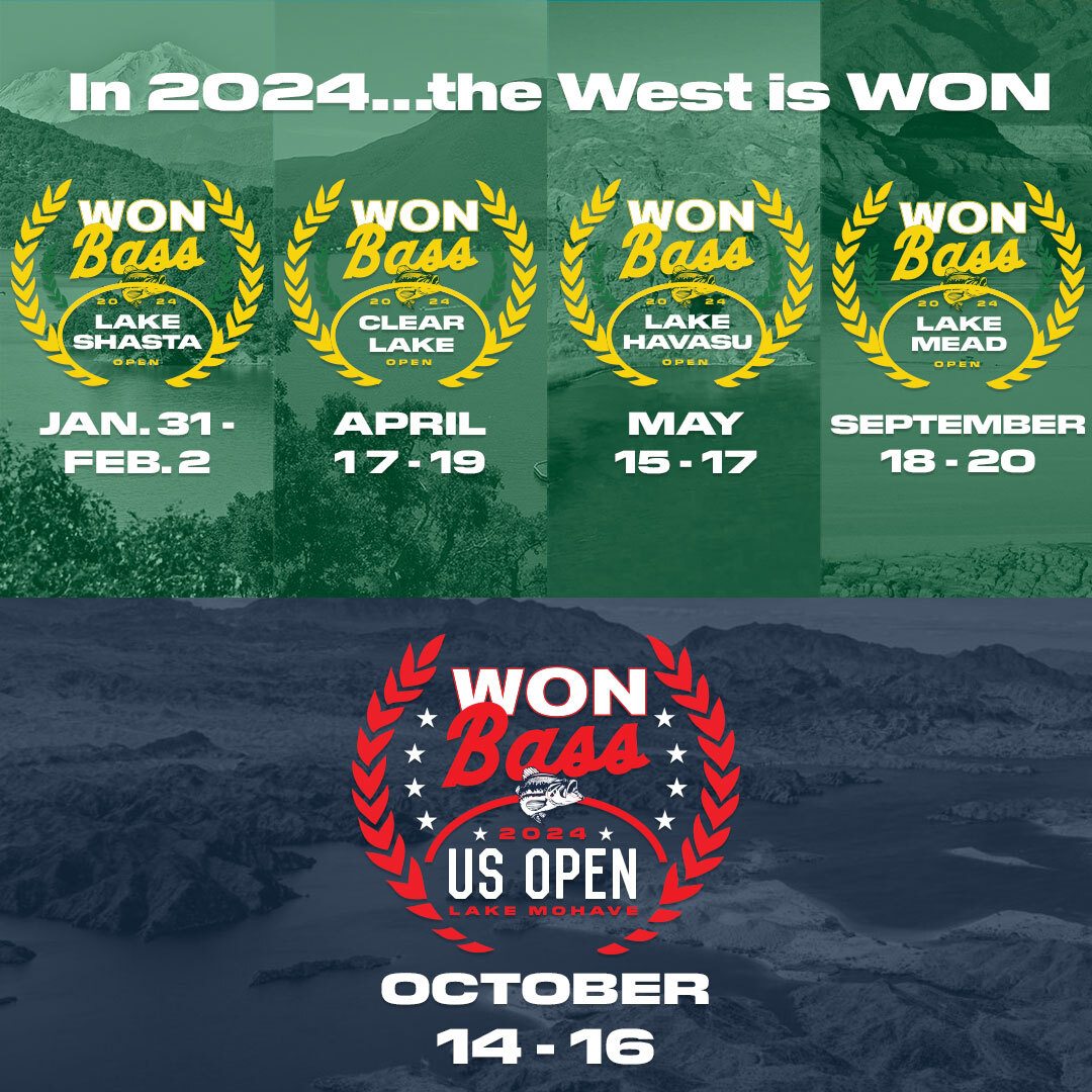 WON Bass announces new partnerships, prizes and incentives for 2024 Open  Tournaments