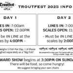 2025 Troutfest Rules Flyer