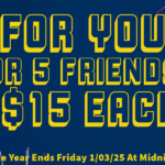 New Years Deal Ends Friday